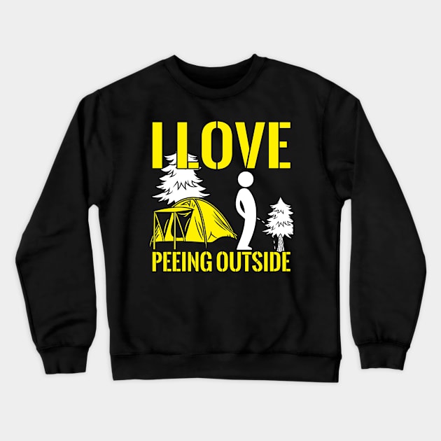 Camp Camping Camper Campfire Campsite Hiking Gift Crewneck Sweatshirt by Tee__Dot